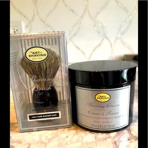 The Art of Shaving Brush and Shaving Cream Duo - New/unopened